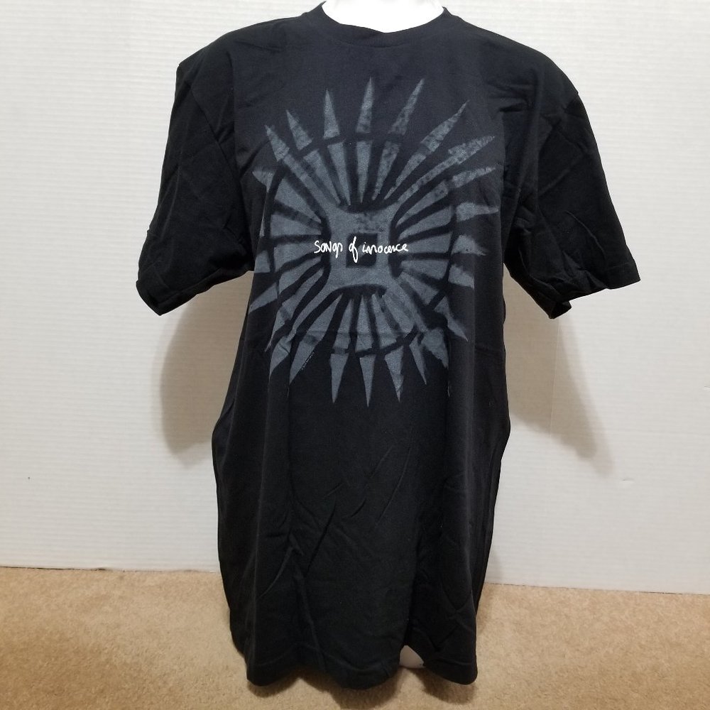 U2 shirt XL Songs Of Innocence tattoo graphic band merch Bono Edge Adam Larry
